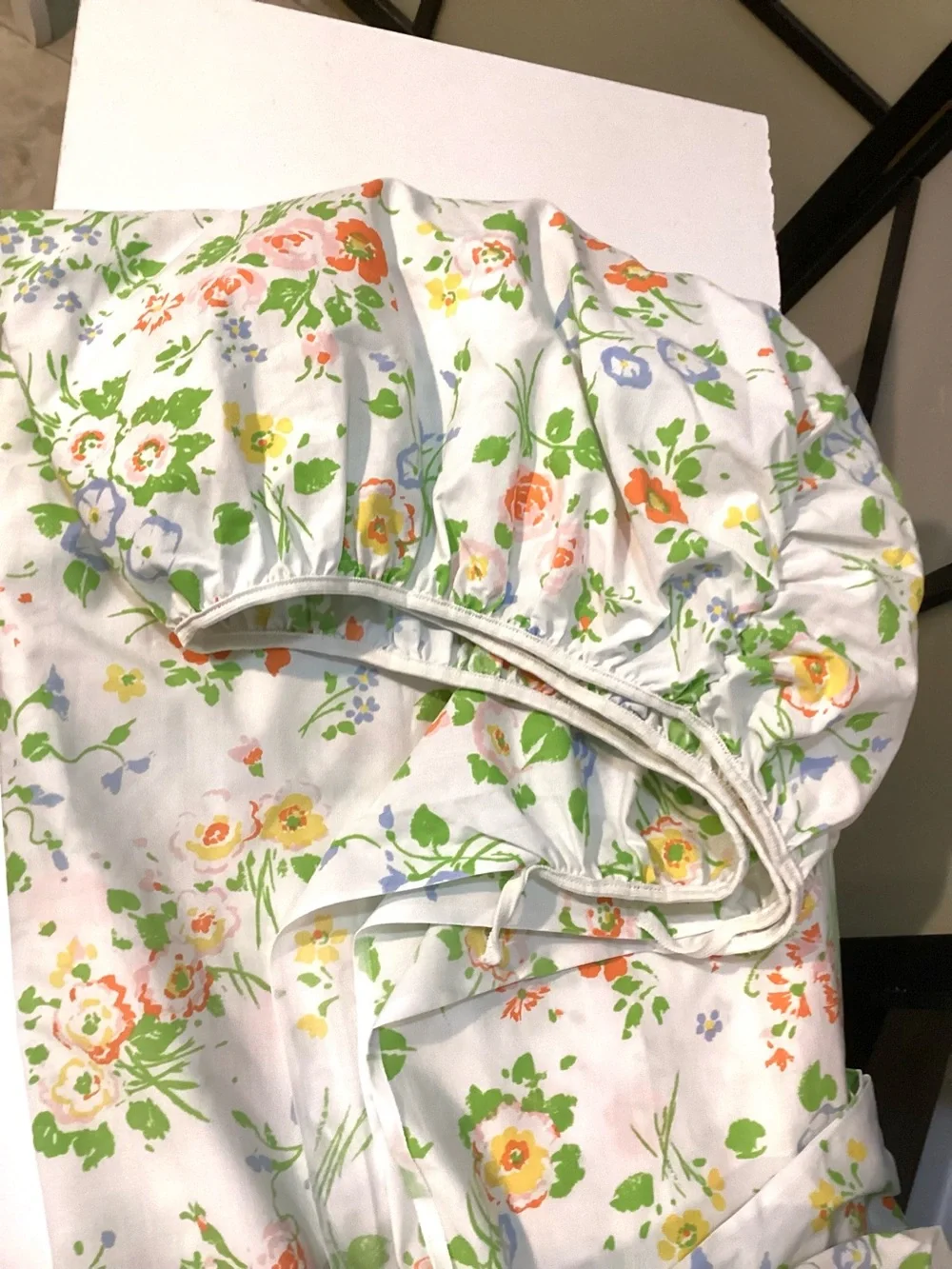 Springmaid Wondercale Twin fitted sheet + pillow case no iron Percale.